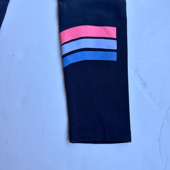 Tea Collection Girls Gray Rainbow Hem Leggings -Size 10 - Picture 2 of 3